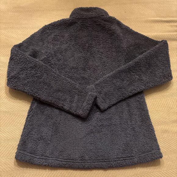 Patagonia Fleece Pullover Sweater Womens Small Blue 1/4 Zip Soft Fuzzy - Picture 9 of 9